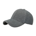 Cappellino da baseball in finta pelliccia di visone grigio scuro, berretto invernale caldo - Grigio