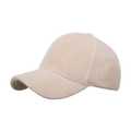 Berretto da baseball in finta pelliccia di visone rosa, caldo cappello invernale spesso - Rosa