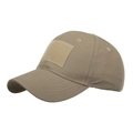 Gorra de béisbol táctica ripstop caqui con panel de velcro para sus parches - Caqui Sólido