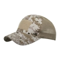 Tactical baseball cap in desert digital camouflage with breathable mesh and velcro patch - Adjustable / Digital Khaki