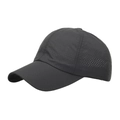 Dark grey quick-dry breathable mesh baseball cap for outdoor hiking and sports - Dark Gray