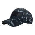 Tactical camouflage baseball cap in navy blue digital pattern with front velcro patch - Digital Navy