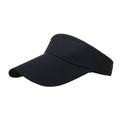 Atmungsaktives schwarzes schnelltrocknendes Mesh-Visier für Outdoor-Sport und Laufen - Verstellbar / Schwarz