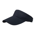 Leichtes schwarzes atmungsaktives Mesh-Visier für Outdoor-Laufen und sportliche Aktivitäten - Verstellbar / Marineblau