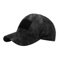 Tactical baseball cap featuring black python camouflage and a front hook-and-loop patch area - Python Black