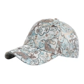 Berretto da baseball azzurro con totem etnico e motivo jacquard cinese - Blu