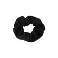 Elastico per capelli classico in raso nero con alta elasticità e finitura liscia e lucida - Elastico per Capelli Nero