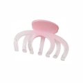 Elegant large gradient pink to clear acrylic hair claw clip for thick hair styling - Bulk Packaging / Gradient Pink
