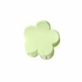 Matte mint green flower claw clip with minimalist five-petal design for hair styling - 3.5cm Glossy Light Green