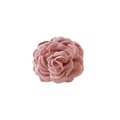 Pinza per capelli a forma di rosa rosa cipria con petali in tessuto stratificato 3D - Rosa Coreano (Sfuso)