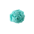 Grande fermaglio per capelli a rosa blu tiffany in tessuto con petali 3D per acconciature - #5 Ciano / Imballaggio Sfuso