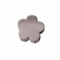 Matte dusty purple flower hair claw clip with frosted texture and five-petal design - 3.5cm Matte Dark Gray