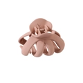 Elegant matte nude pink hair claw clip for thick hair styling and accessories - #8 Claw Clip - Pink