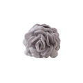 Elegante pinza per capelli a fiori in tessuto grigio con design a rosa per donna - Imballaggio Individuale / Grigio chiaro