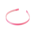 Cerchietto rosa 1cm in nastro grosgrain con denti antiscivolo per capelli fai-da-te - Rosa Rossa