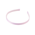 Light purple ribbed fabric headband with anti-slip teeth and comfortable plastic base - Light Purple