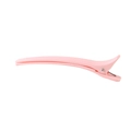 Professional large pink seamless hair clip for sectioning and styling hair - Pink