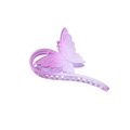 Eleganter lilafarbener Haarklammer Schmetterling mit Farbverlauf und matter Oberfläche - Großpackung / Lila