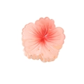 Haarklammer in Blütenform mit rosa Farbverlauf und Harz-Finish im Hibiskus-Stil - Einzelverpackung / Rot