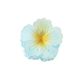 Haarklammer mit Farbverlauf in Blau und Orange und Perlglanz-Blumendesign - Einzelverpackung / Blau