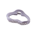 Large lavender purple claw clip for thick hair with a modern wavy resin design - Bulk Packaging / Purple