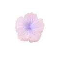 Pince à cheveux fleur dégradé rose et violet avec une texture en résine élégante - Emballage Individuel / Violet