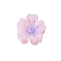 Pink and purple gradient cherry blossom hair claw clip made of translucent resin - Purple / Bulk Packaging