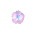 Pince à cheveux fleurie avec dégradé de violet élégant et finition mate - Emballage en vrac / Bleu Violacé Mat