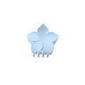 Pinza per capelli a fiore azzurro opaco con design floreale per styling elegante - Confezione sfusa / Azzurro