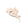 Matte cremefarbene Vintage-Haarklammer mit zwei Blumen für elegante Hochsteckfrisuren - Matt Aprikose / Großpackung