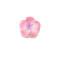 Pince à cheveux fleur avec dégradé rose et violet, finition mate et design 3D élégant - Emballage en vrac / Série Rose Mat
