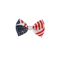 Fiocco per capelli con bandiera americana a stelle e strisce in tessuto classico - Clip Becco Anatra Fiocco Notte Rosso
