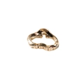 Molla per capelli dorata a forma di nuvola con un design geometrico minimalista lucido - 4.5cm Oro Rosa Nuvola