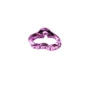 Pinza per capelli nuvola rosa viola metallizzato con finitura a specchio lucida - 4.5cm Fucsia Nuvola
