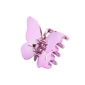 Eleganter Haarklammer Schmetterling in glänzendem Pink-Violett für Damen Frisuren - Großpackung / Rosenrot
