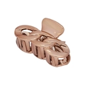 Pince à cheveux pour femme couleur or rose avec un design élégant de chaîne en métal - Emballage Nu Individuel / Maillon De Chaîne - Bronze