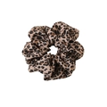 Vintage leopard print scrunchie made of premium fabric with elastic band for women - Scrunchie / One Size / Light Leopard