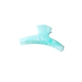 Elegante pinza per capelli in acrilico marmorizzato azzurro e bianco per chignon - Ciano Bicolore (Sfuso)