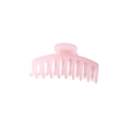 Haarklammer in Hellrosa mit matter Frost-Optik, langes Design für feine Frisuren - 11cm Rosa