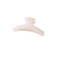 Minimalist matte white acrylic hair claw clip for women's elegant hairstyle - Matte White (Bulk)
