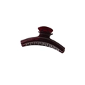 Large dark purple acrylic shark hair claw clip for elegant women hairstyles - Jelly Dark Purple (Bulk)