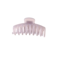 Elegant large matte light purple hair claw clip for thick hair in macaron color - Gray (Matte PC)