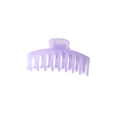 Eleganter lavendel-lila matter Haarklammer mit großen Zähnen für Damen Haarstyling - 11cm Lila