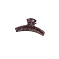 Grande pince à cheveux sirène avec motif élégant en marbre rouge et violet foncé - Sac OPP Individuel / 12cm Violet Jet d'Encre (#6)