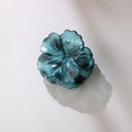 Molla per capelli a fiore tropicale blu in resina per acconciature eleganti e raffinate - #6 Blu [4cm] 279