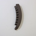 Matte dark coffee banana hair clip for thick hair with a non-slip frosted finish - Bulk Packaging / Matte Dark Coffee