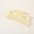 Pinza per capelli extra large 14cm color crema per donne con capelli folti - Giallo Neon Lucido