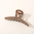 Grande molletta per capelli ambra da 13cm con finitura lucida per capelli folti - Imballaggio Individuale / Cammello Lucido