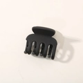 Classic matte black shark hair claw clip for women with durable multi-tooth grip design - Octopus Black (4.5cm)