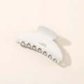 Pinza de pelo blanca de estilo francés con letras doradas Barrette La France - Granel (sin embalaje) / Gris